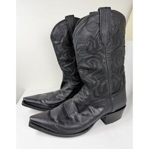 Tecovas The Garrett Men's Western Cowboy Boots Size 13D Midnight Cowhide